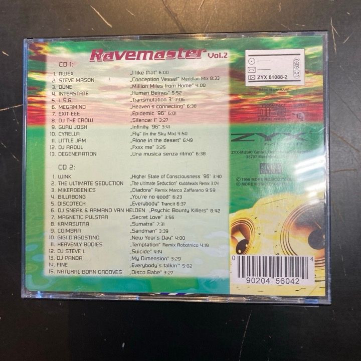 V/A - Ravemaster Vol.2 2CD (VG+-M-/M-)